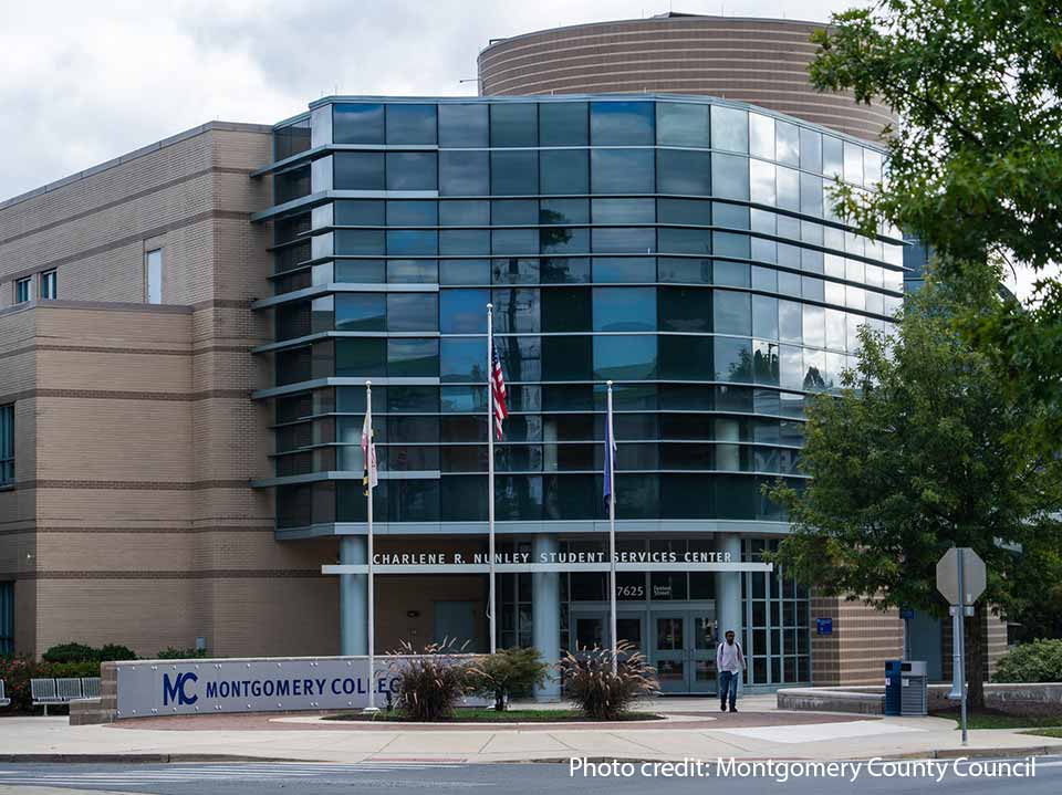 Montgomery-College-Campus,-Takoma-Park,-MD